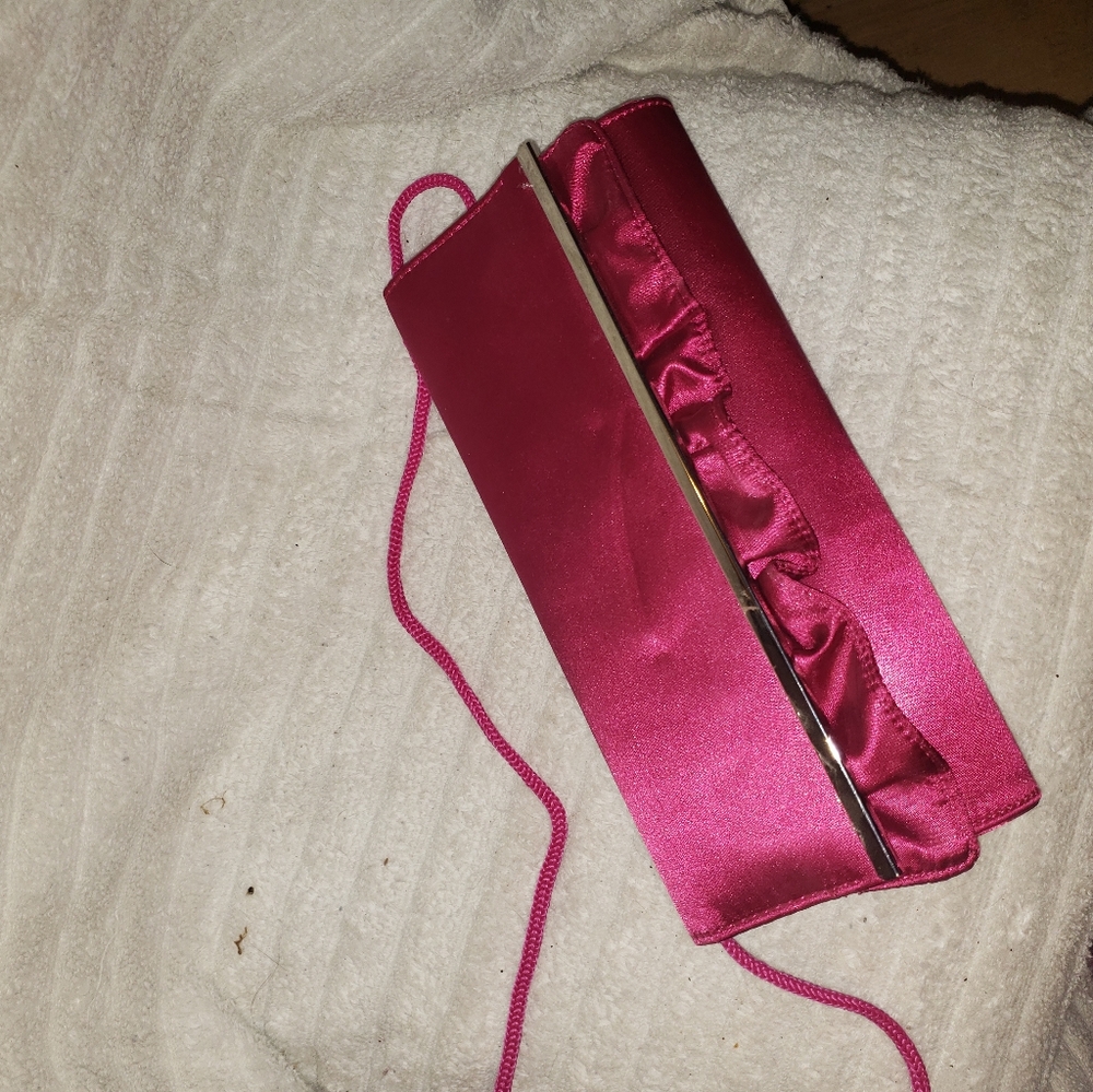 Pink clutch